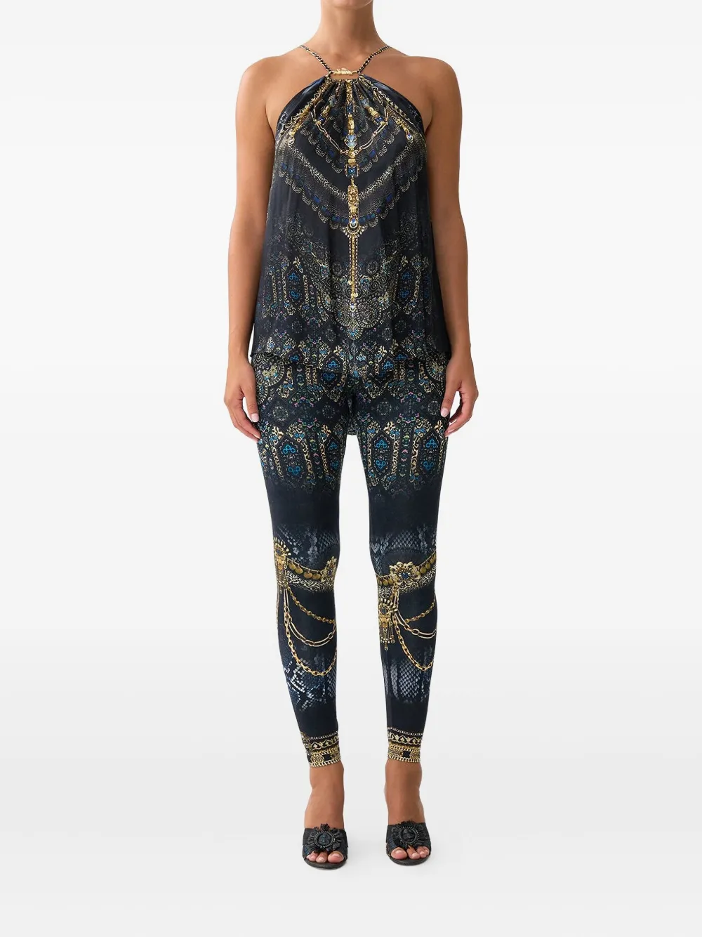 Camilla Haltertop Zwart