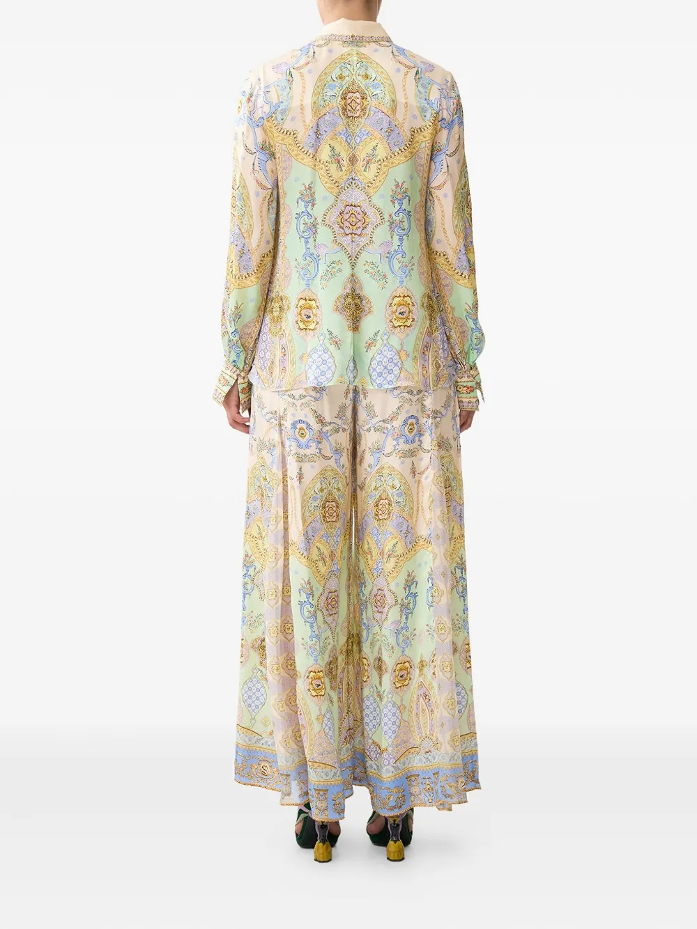 Camilla Blouse met print Geel