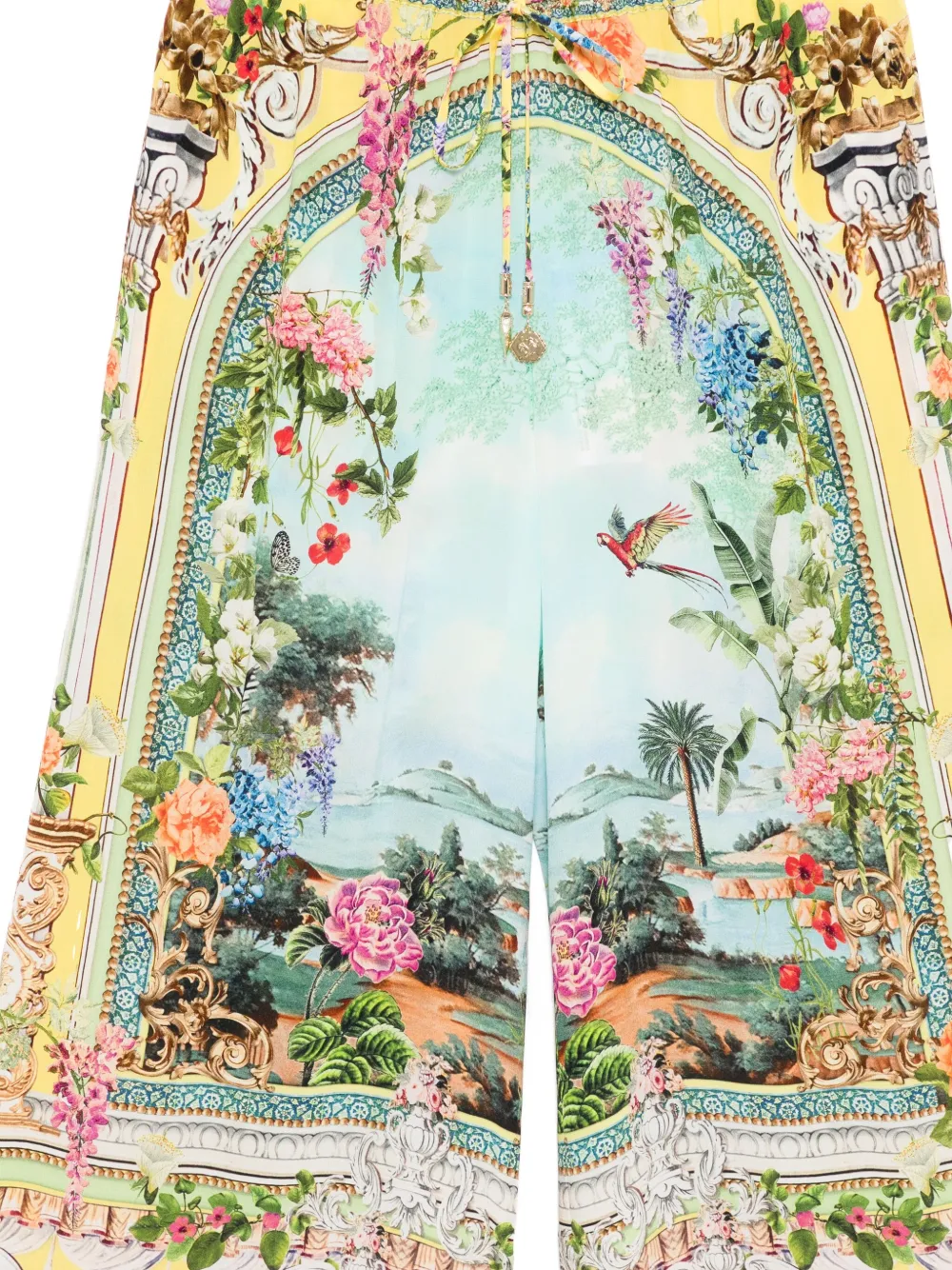 Camilla Tales Of Topkapi Palace broek met wijde pijpen Blauw