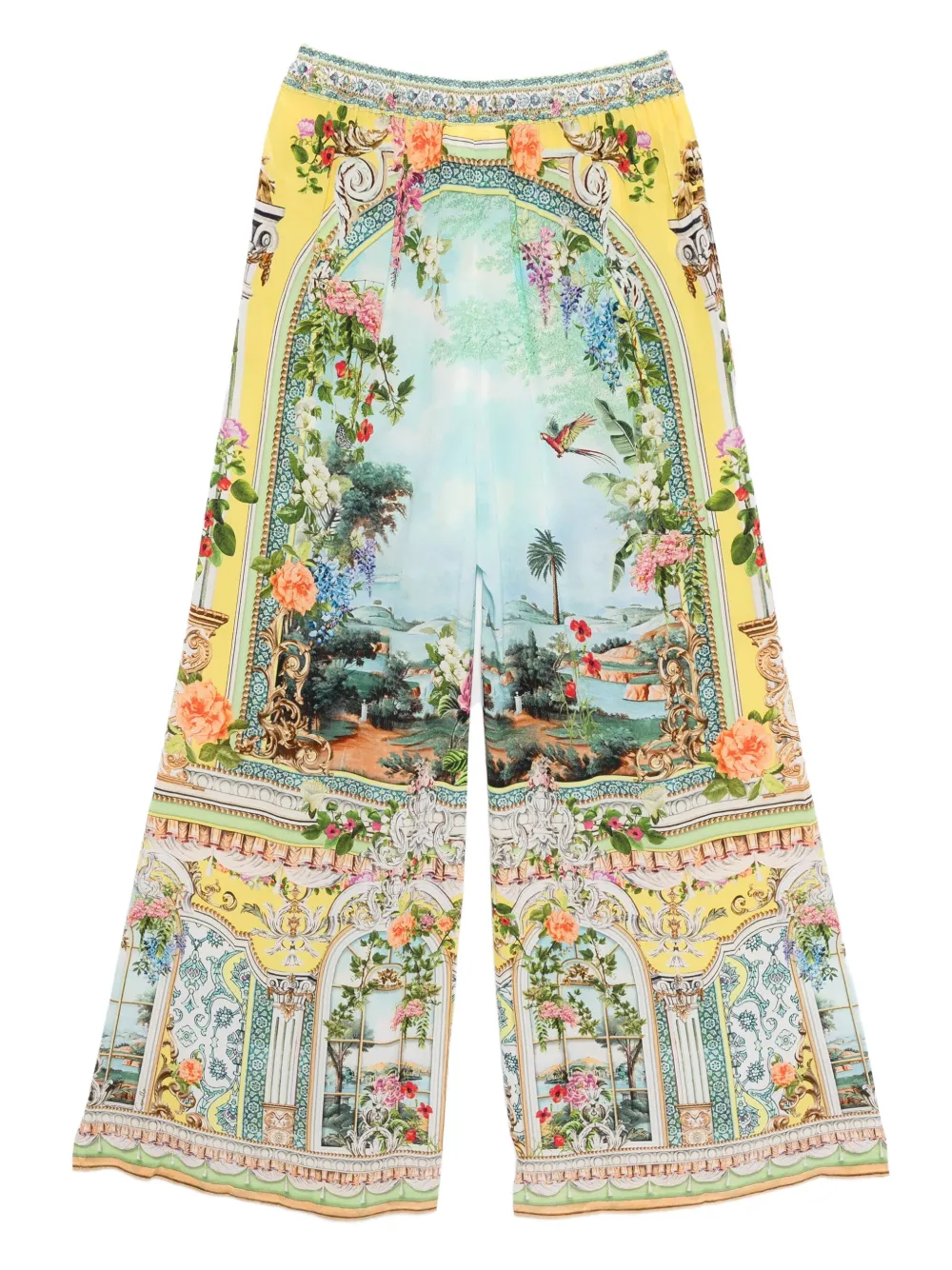 Camilla Tales Of Topkapi Palace broek met wijde pijpen - Blauw