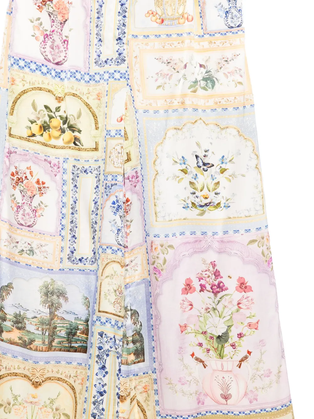 Camilla Botanical Ballads Wide-leg Pants In Multi
