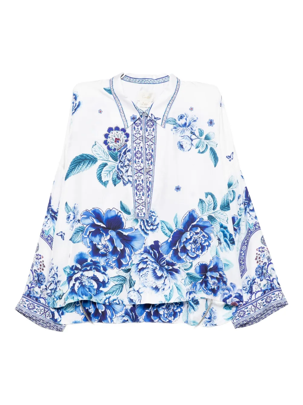 Camilla A Ceramic Garden blouse - Bianco