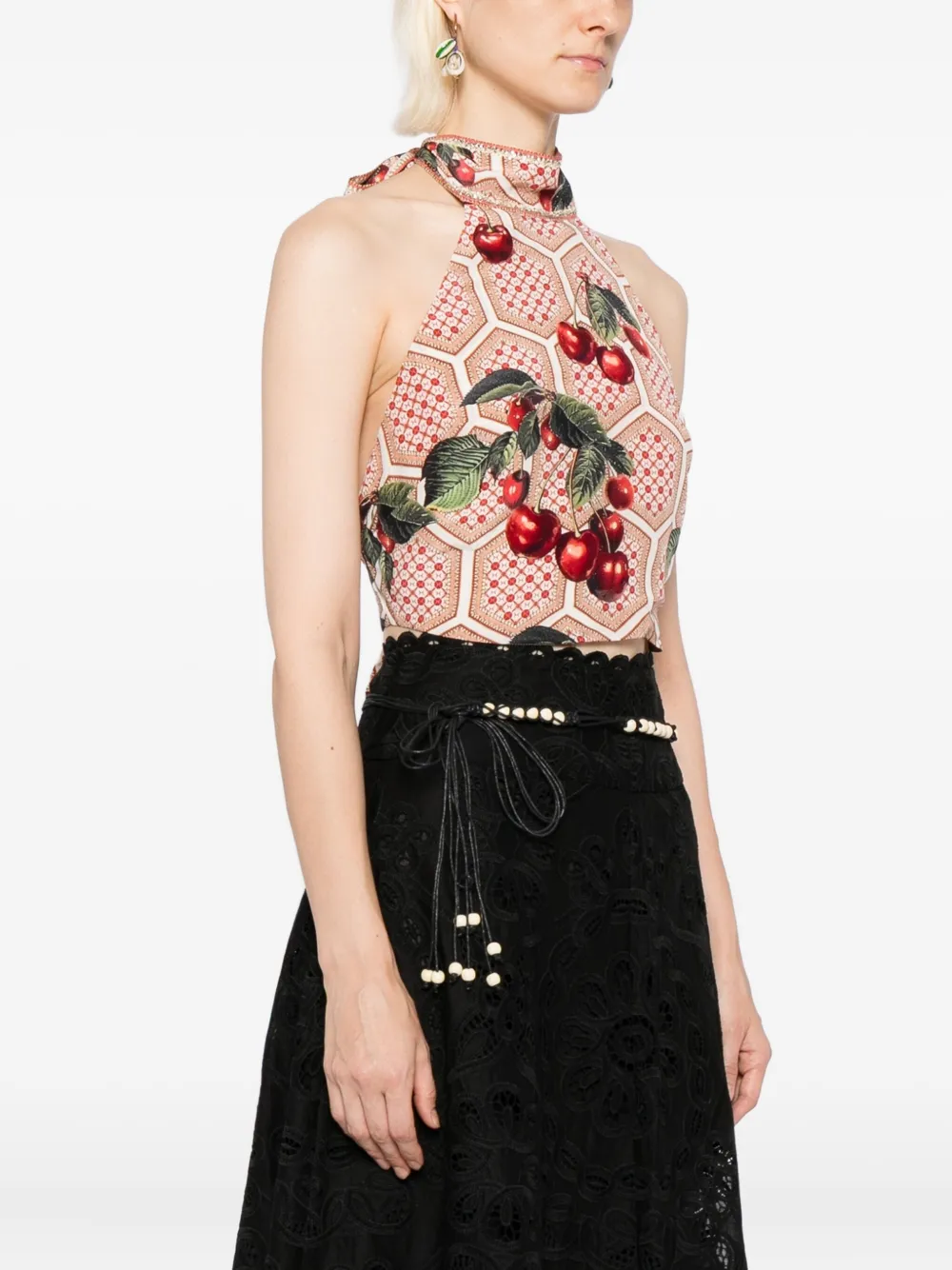 Camilla Notes From The Road haltertop Rood