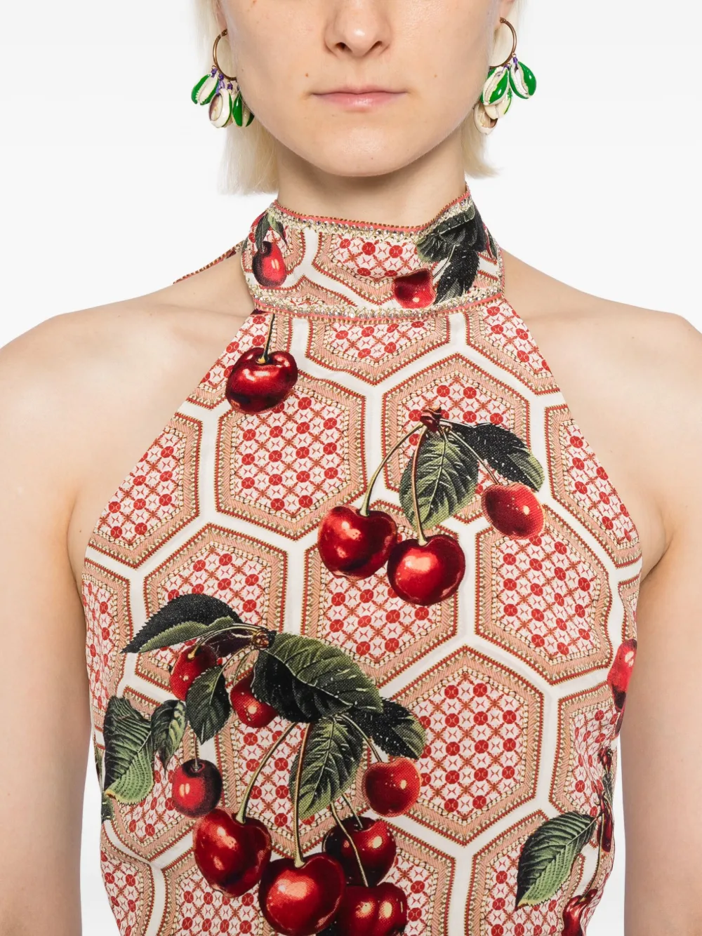 Camilla Notes From The Road haltertop Rood