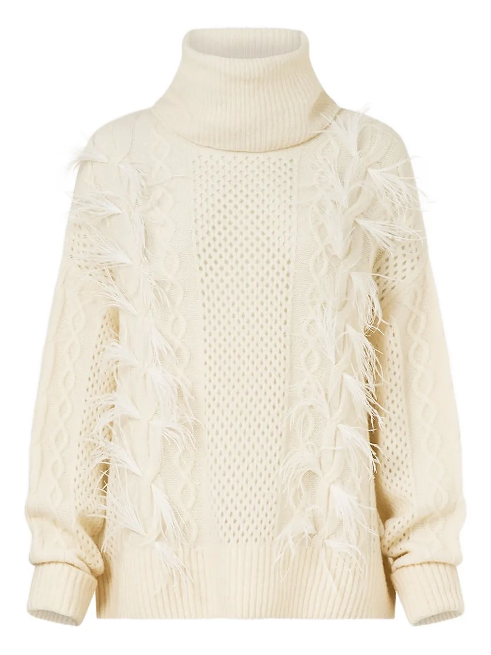 Camilla suéter con cuello vuelto | blanco | Image 1
