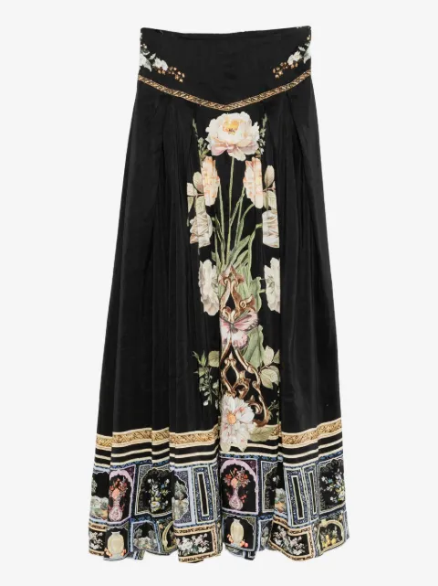 Camilla Ottoman Elegance pleated skirt
