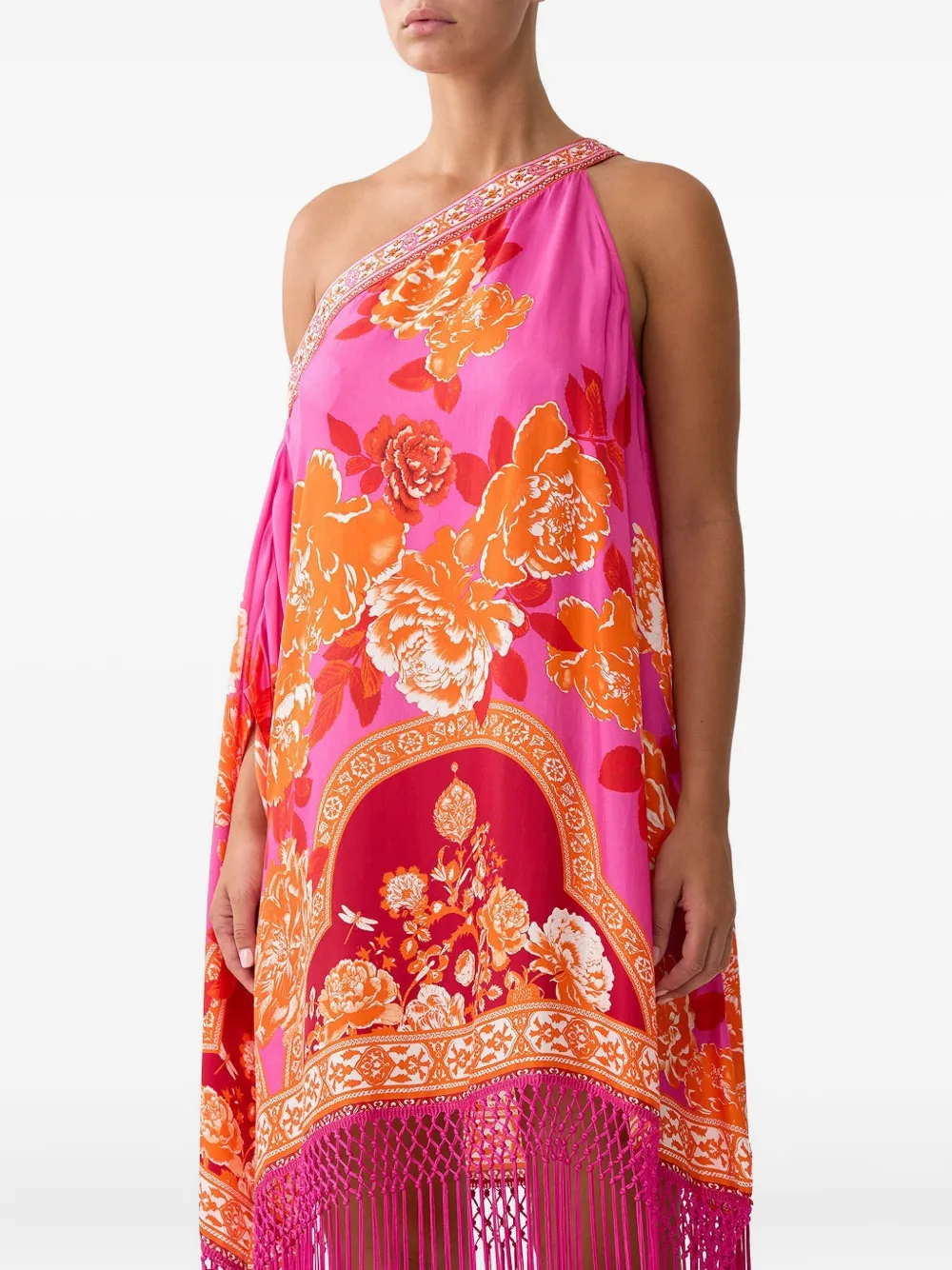 Camilla Tiles Of Türkiye mini-jurk Roze