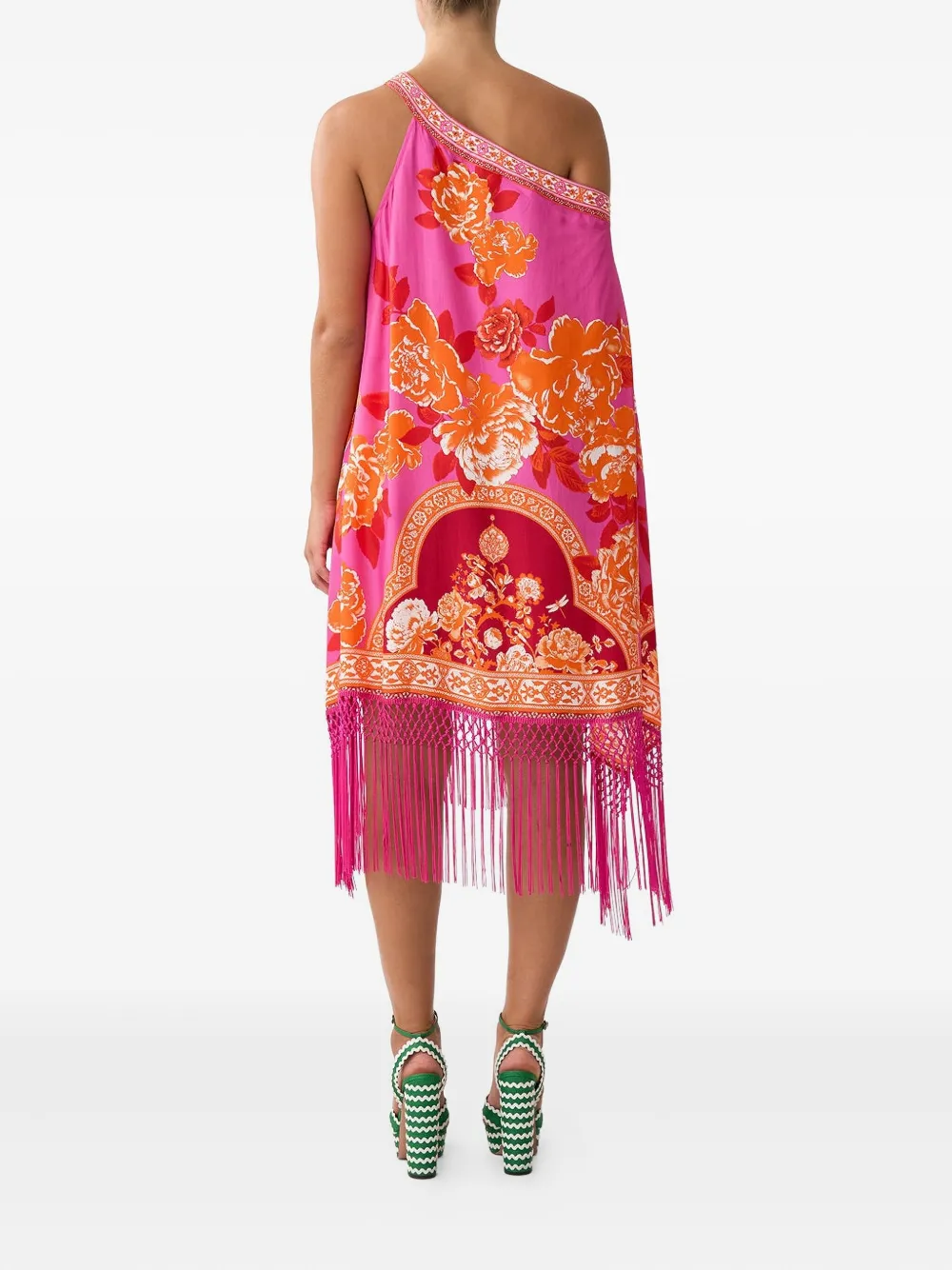 Camilla Tiles Of Türkiye mini-jurk Roze