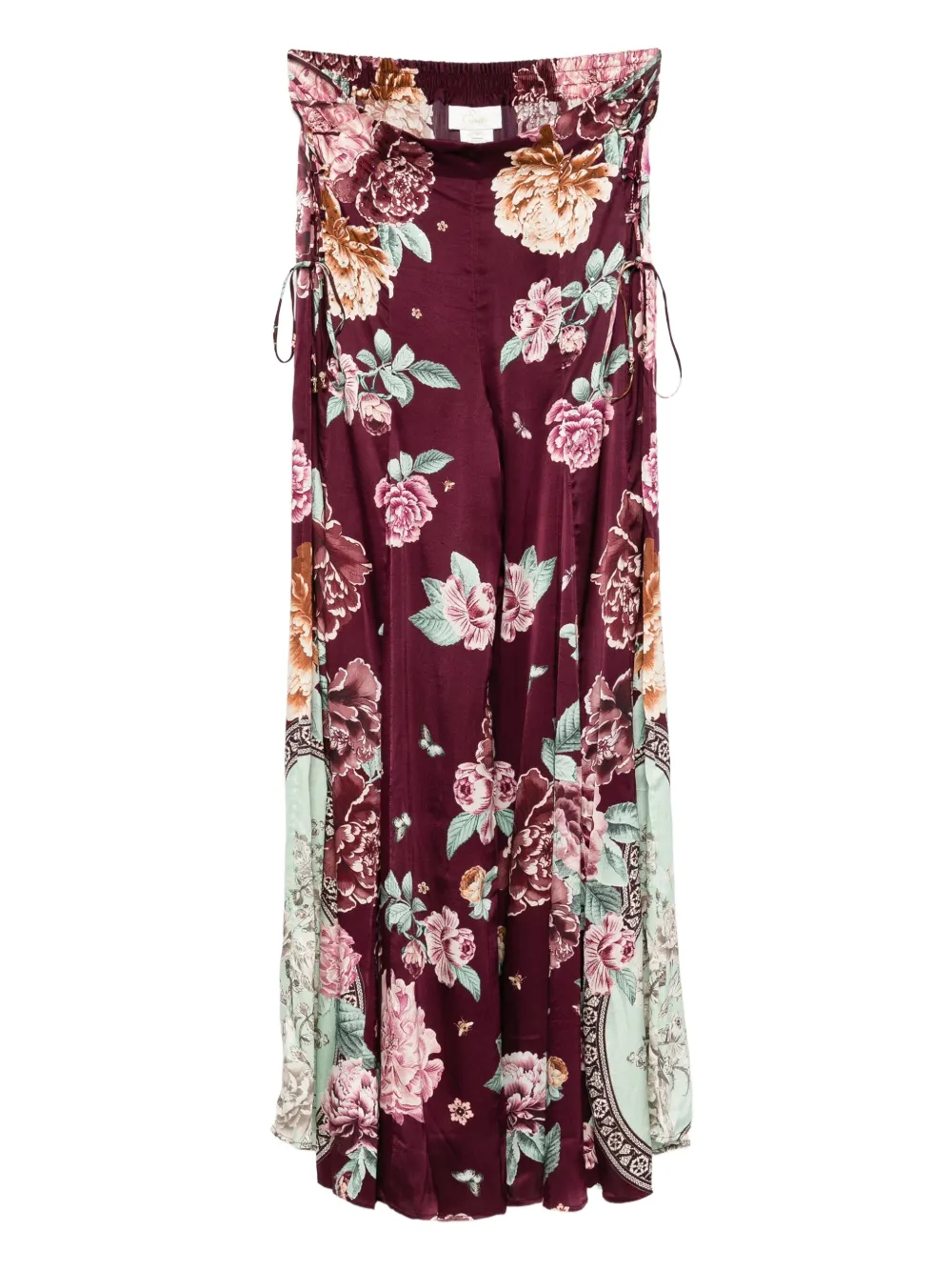 Camilla laced flares pants - Rot