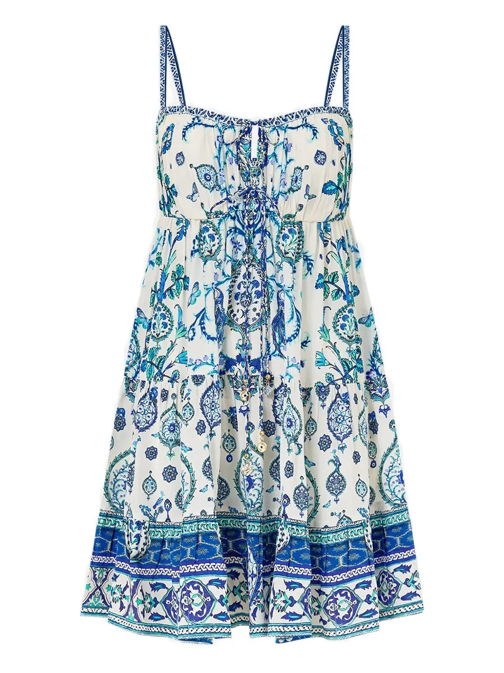 Camilla Isnik Lullaby mini dress - Bianco