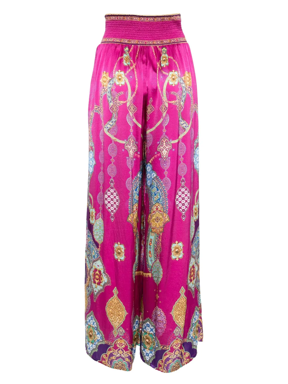 Camilla all-over print silk pants | High Waisted Pants | Image 2