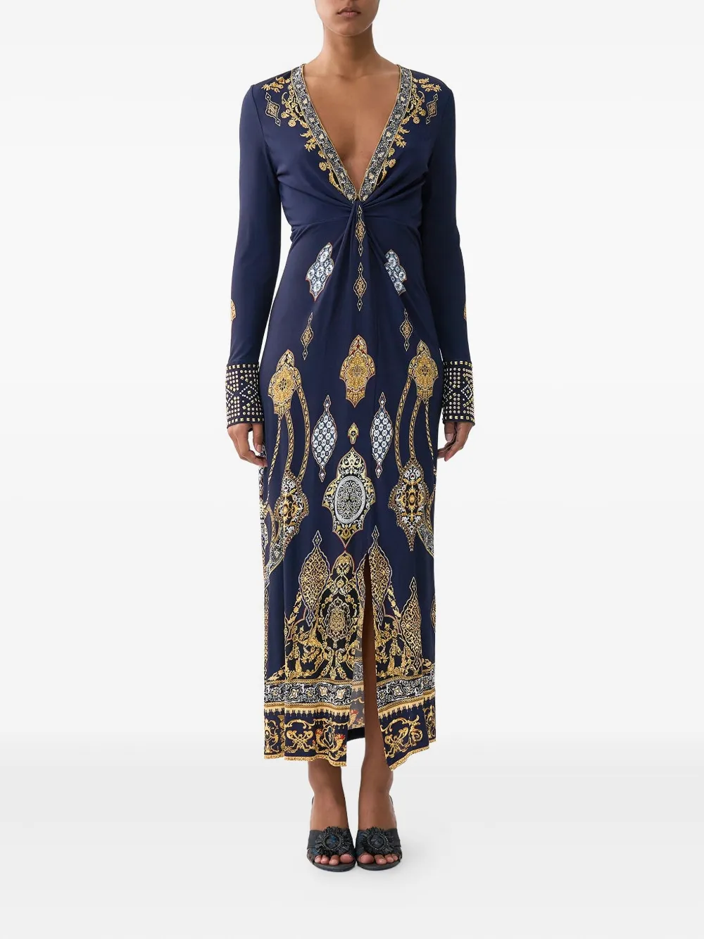 Camilla The Imperial Gate midi dress - Blauw