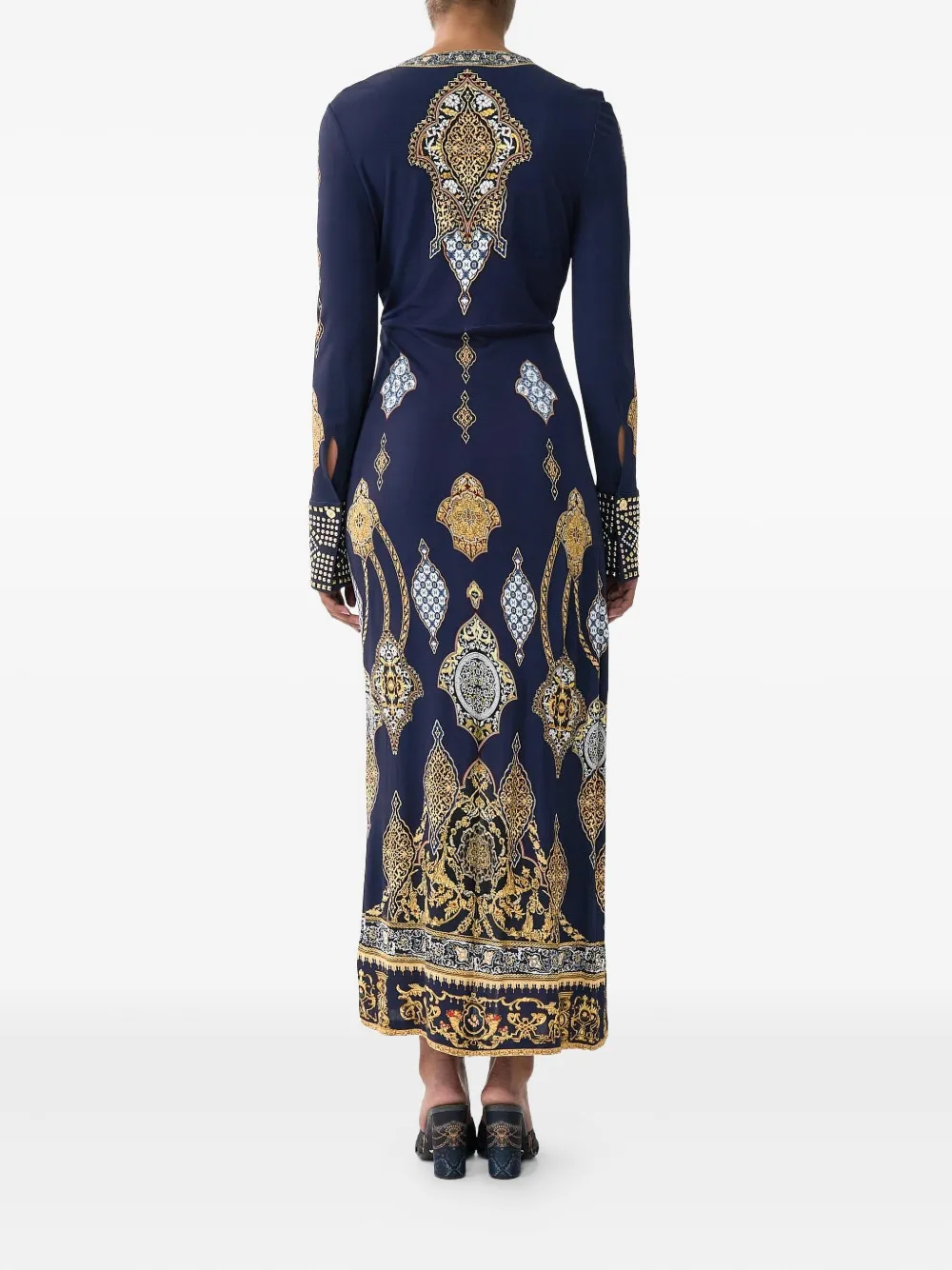 Camilla The Imperial Gate midi-jurk Blauw