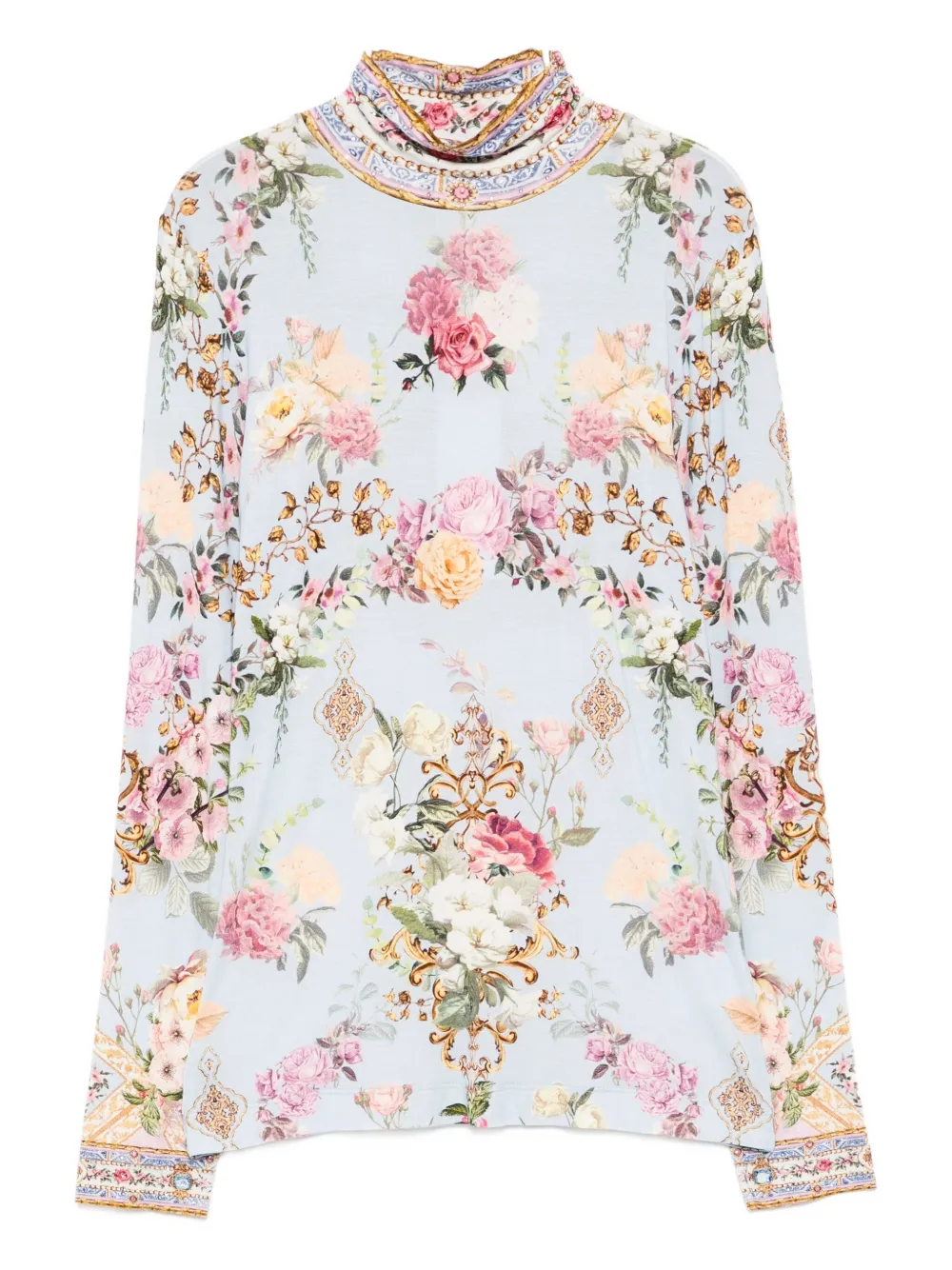 Camilla Top Tiled In Time - Blu