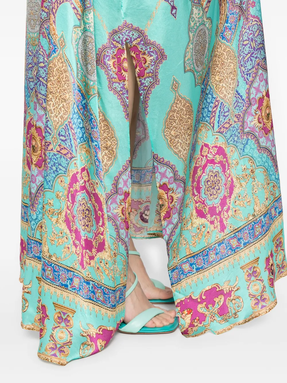 Camilla The Concubine's Corridor asymmetrische jurk Groen