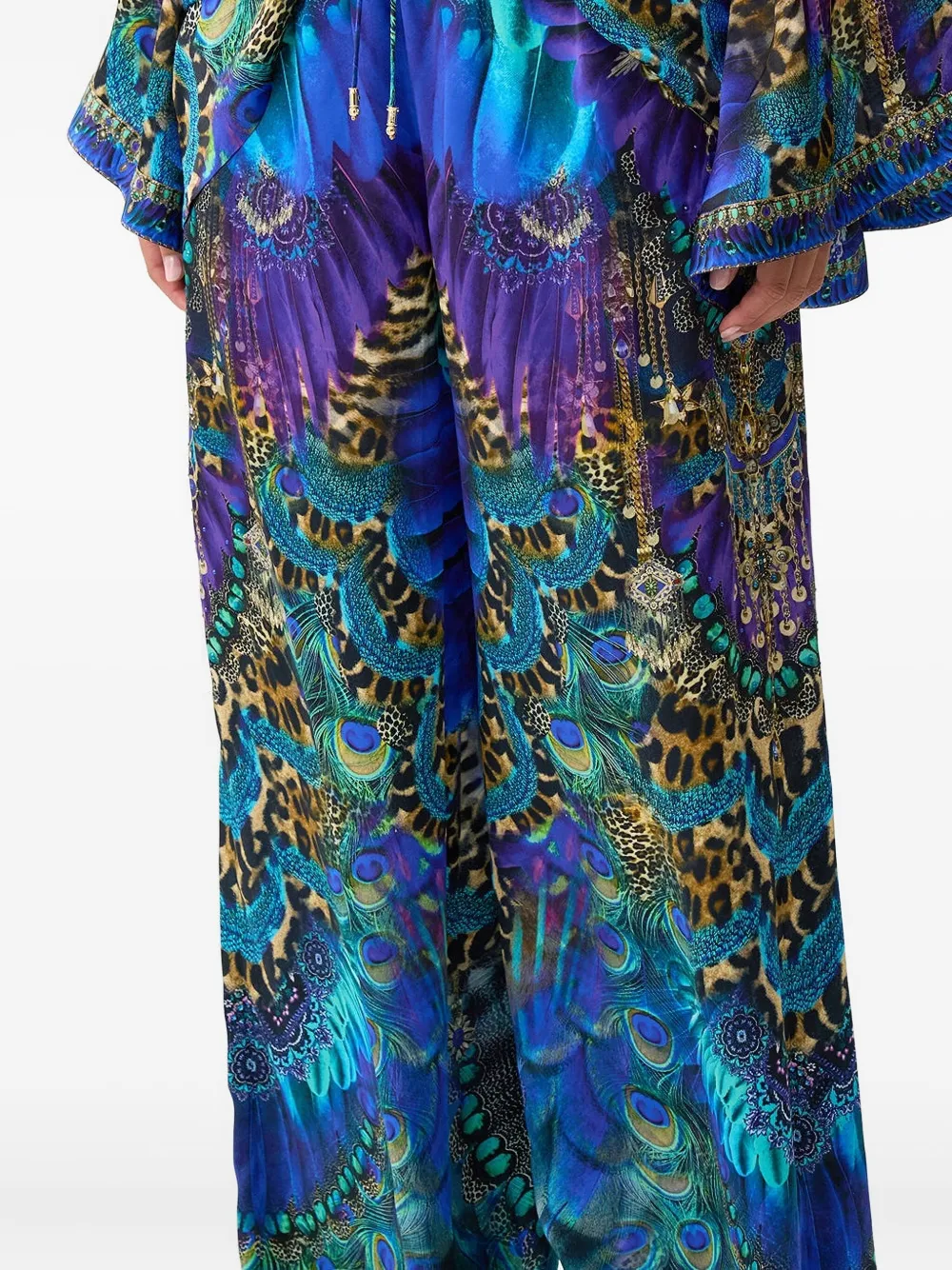 Camilla Broek met trekkoord Blauw