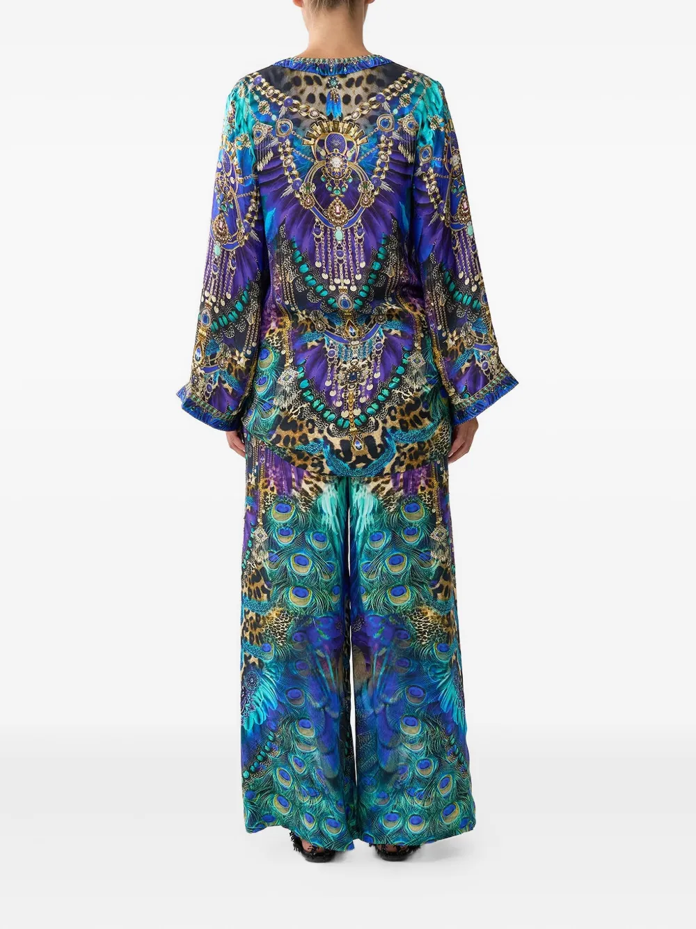 Camilla Broek met trekkoord Blauw