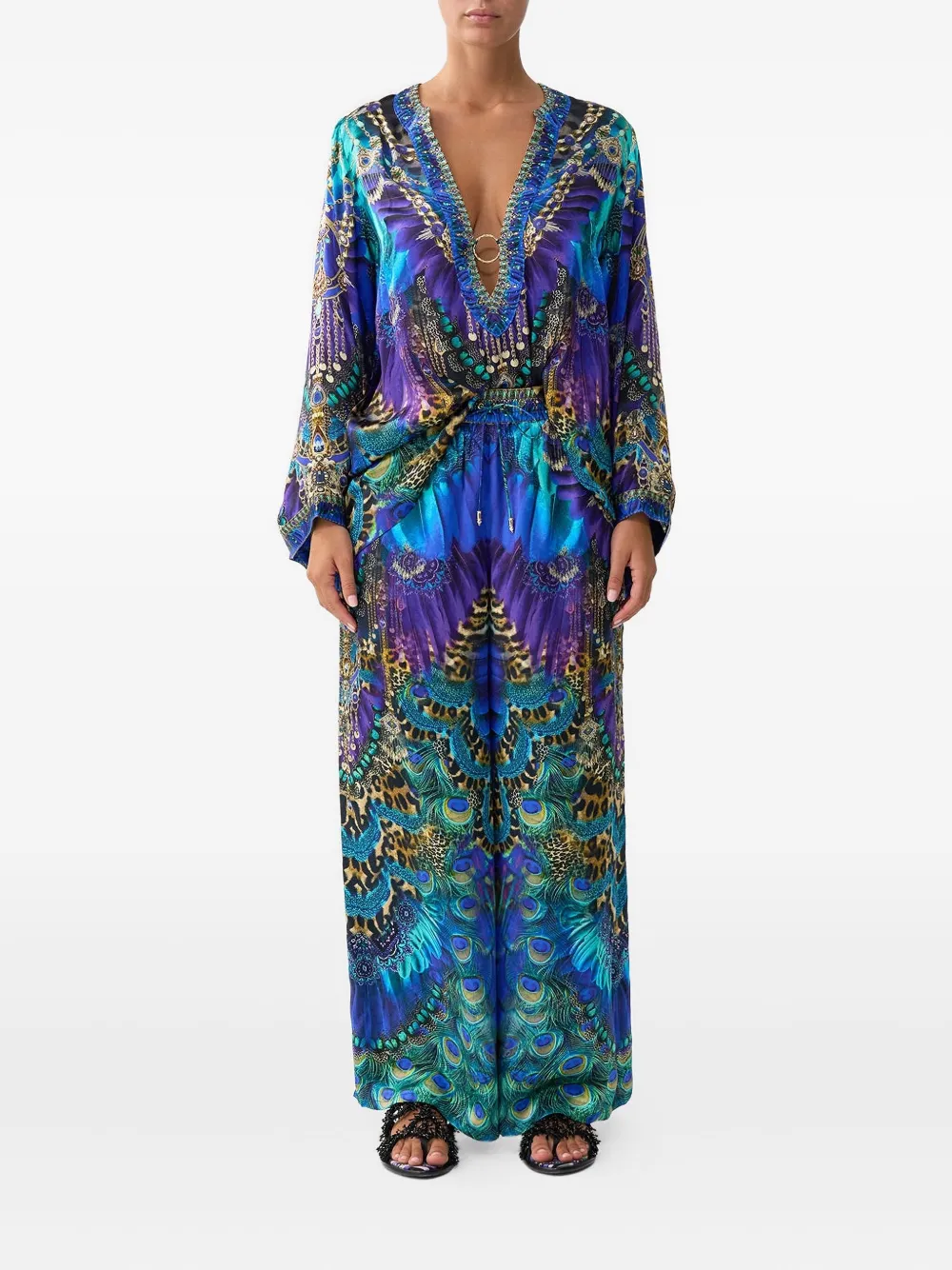 Camilla Broek met trekkoord Blauw