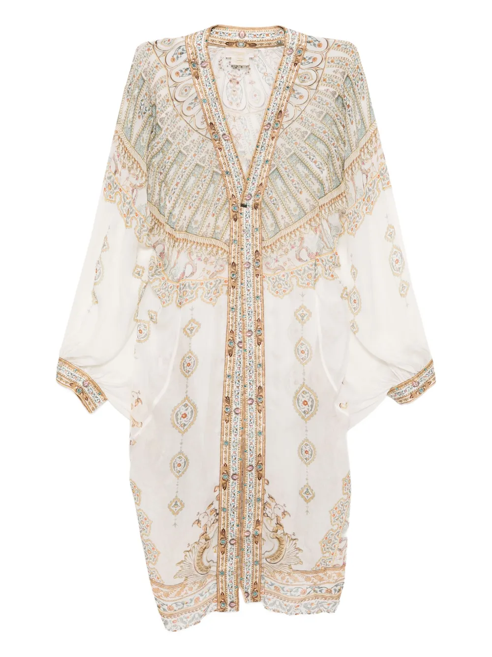 Camilla Ottoman Dynasty cape | Neutrals | Image 1