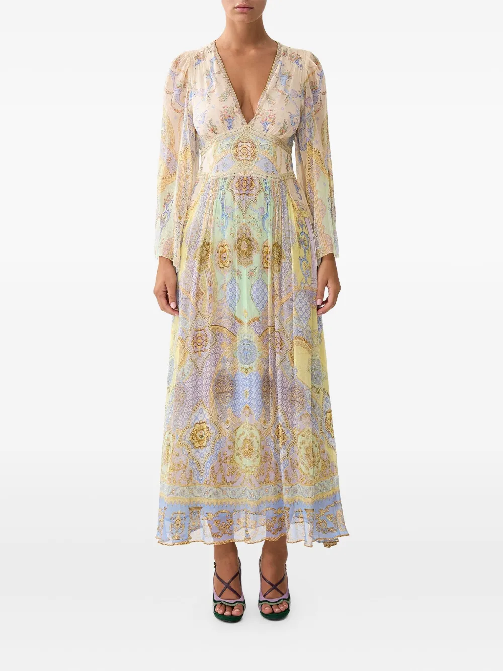 Camilla East Of Istanbul midi-jurk Geel