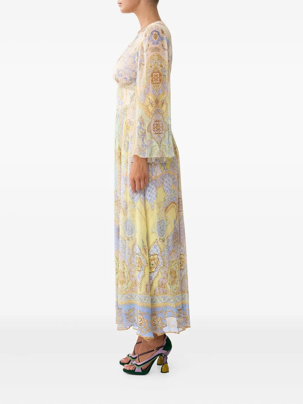 Camilla East Of Istanbul midi dress - Geel