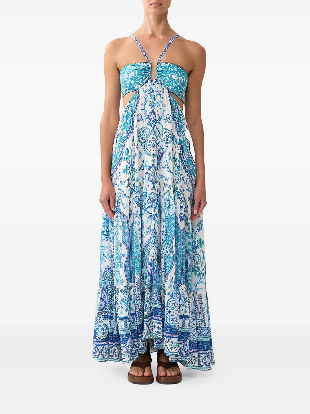 Camilla Isnik Lullaby maxi dress - Blauw