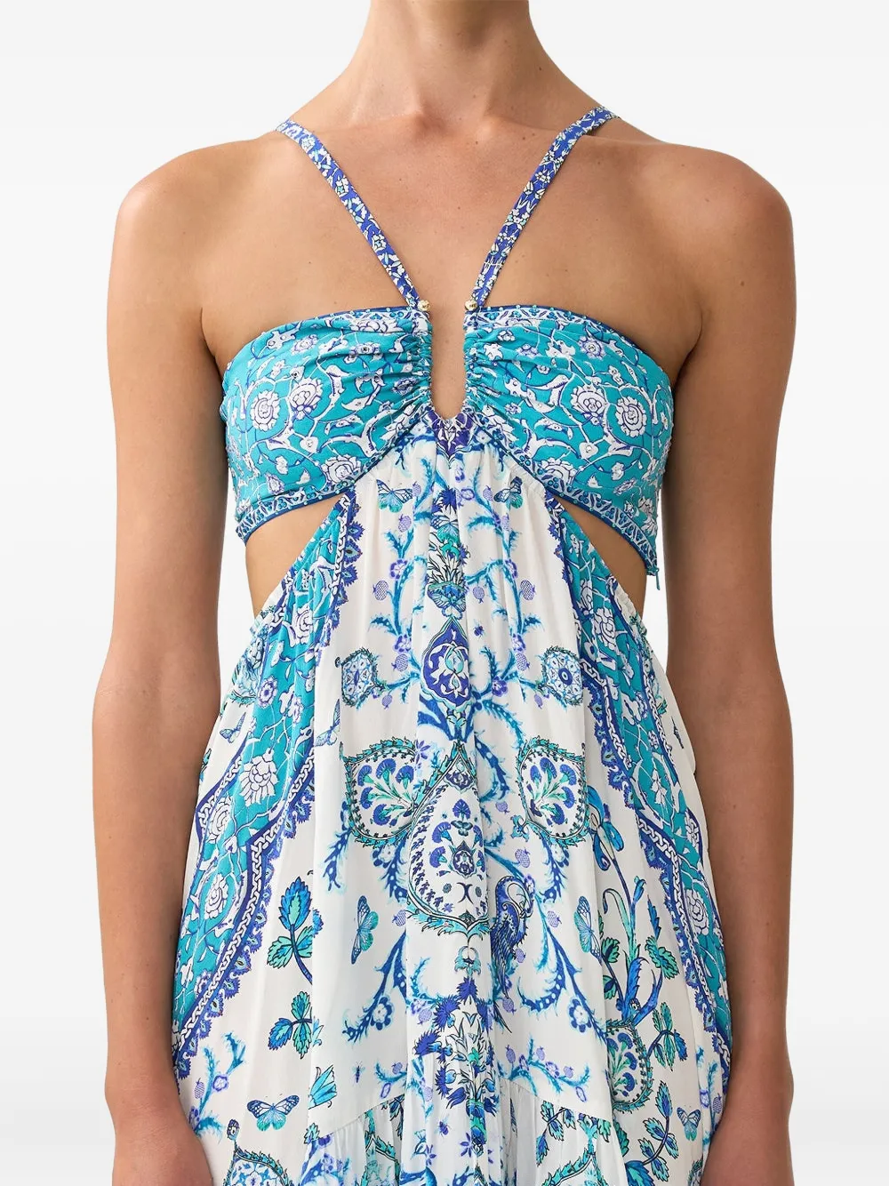 Camilla Isnik Lullaby maxi-jurk Blauw