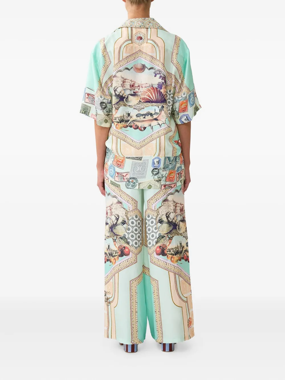 Camilla With Love From Türkiye broek Groen