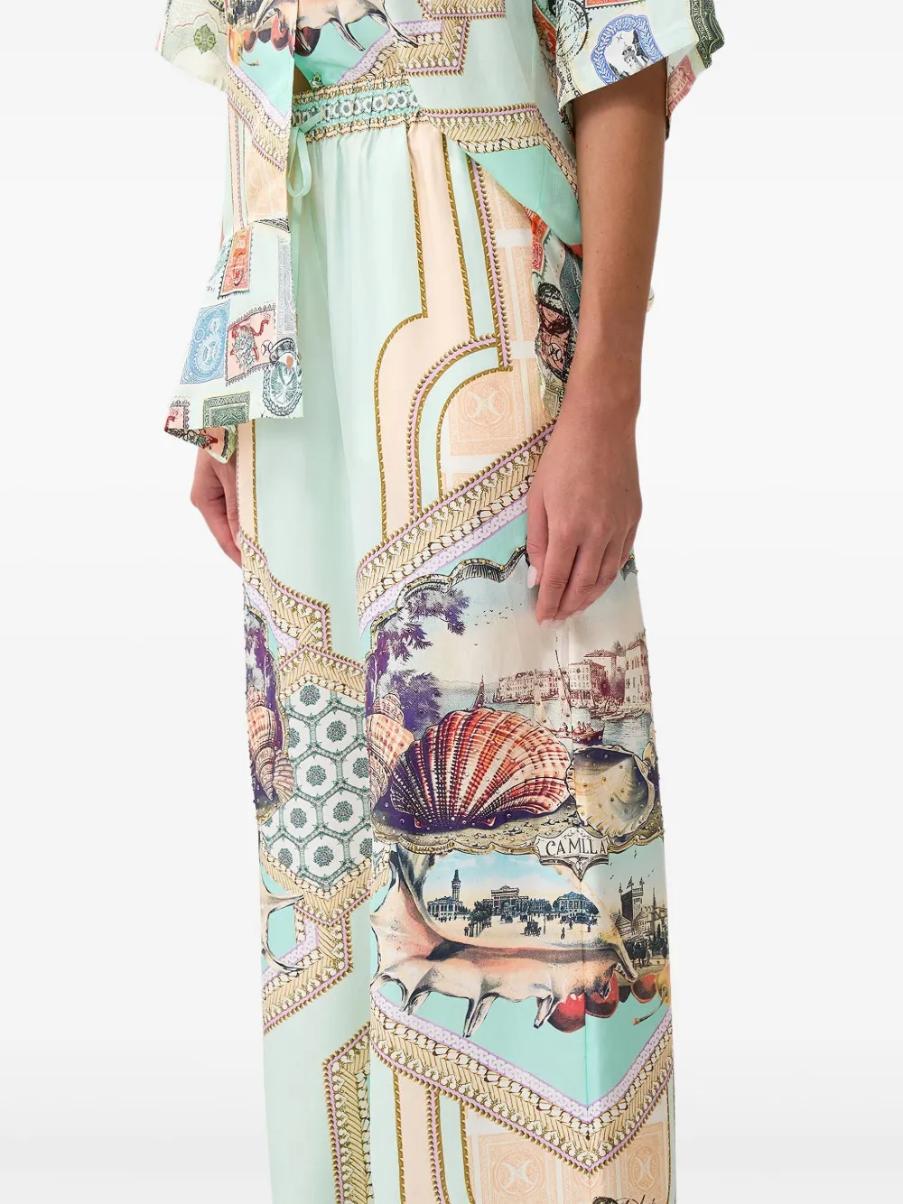 Camilla With Love From Türkiye broek Groen