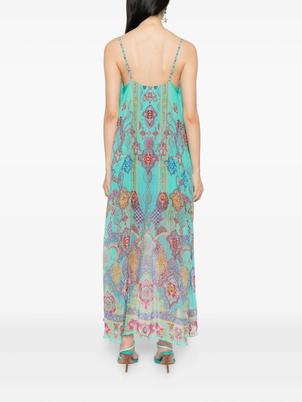 Camilla The Concubine's Corridor gelaagde jurk Groen