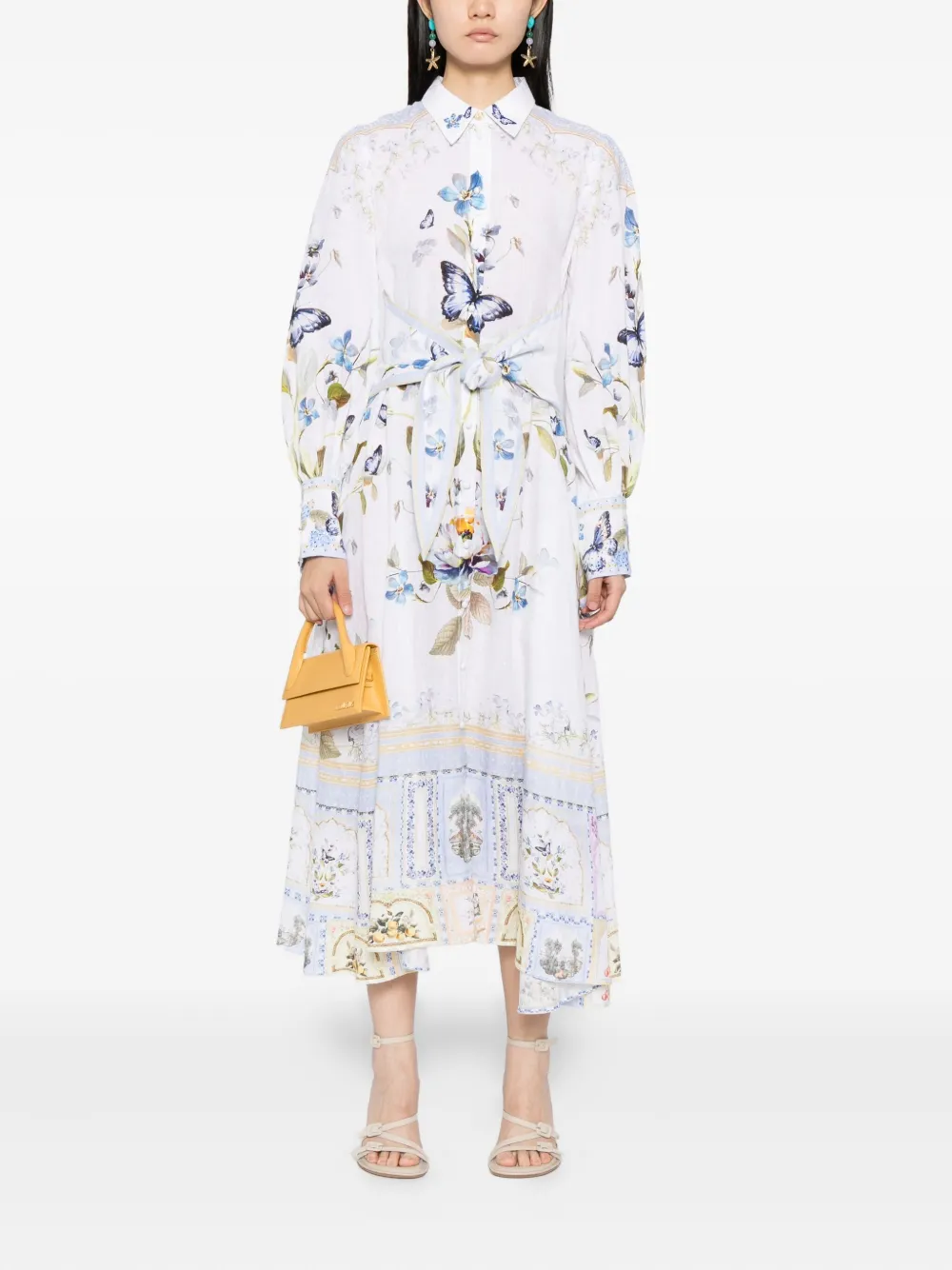 Camilla Botanical Ballads blousejurk - Beige