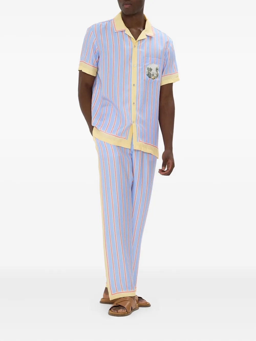 Camilla Botanical Ballads track pants - Blauw