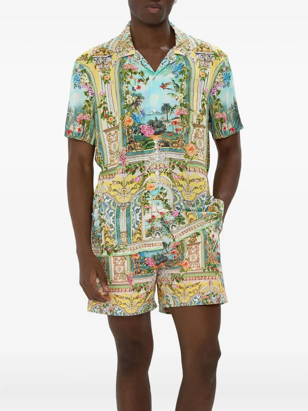 Camilla Tales Of Topkapi Palace overhemd met korte mouwen Blauw