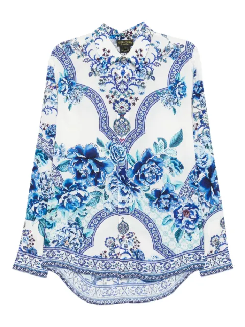 Camilla hidden placket shirt