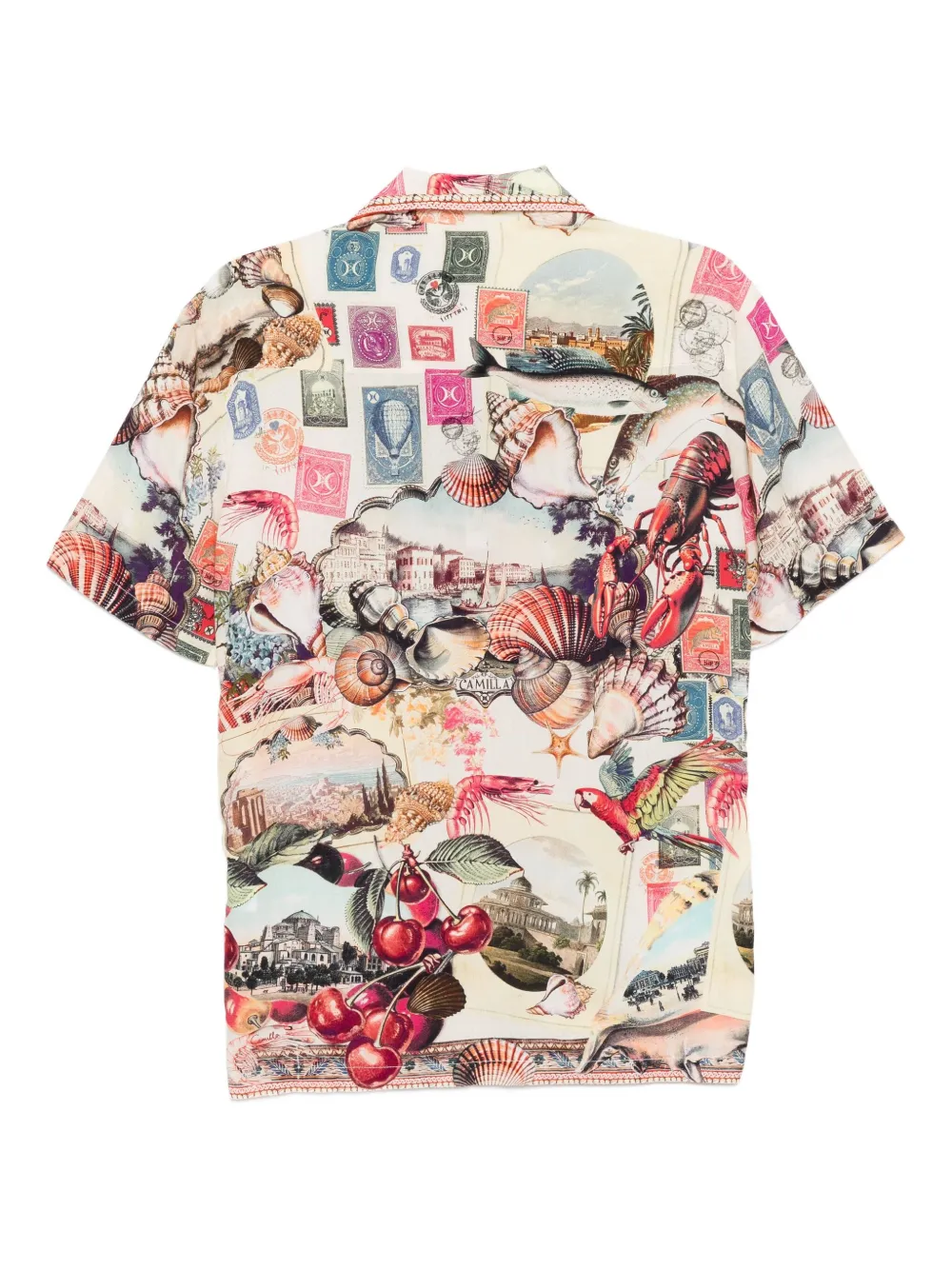 Camilla Notes From The Road shirt - Beige