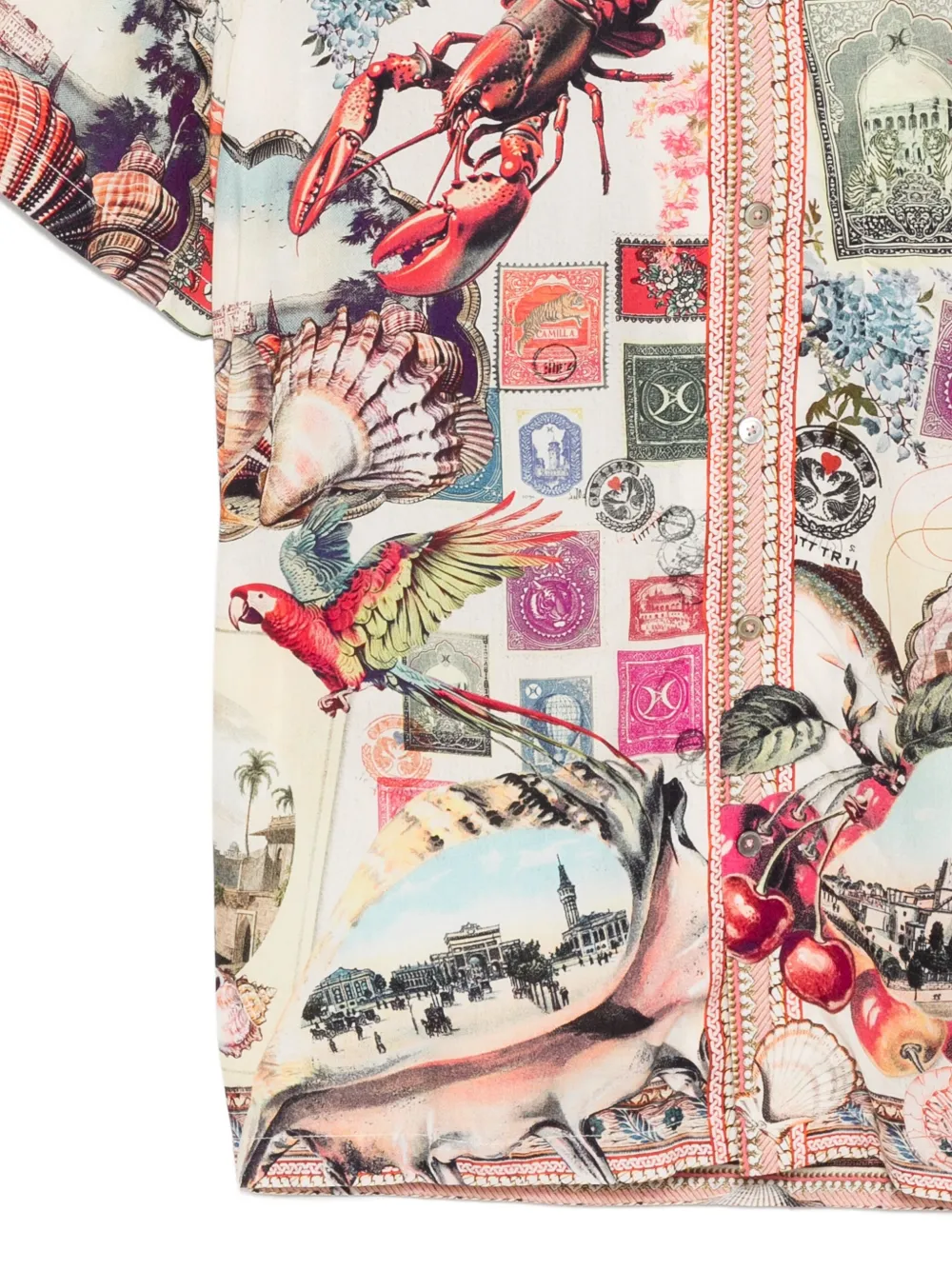 Camilla Notes From The Road T-Shirt Beige