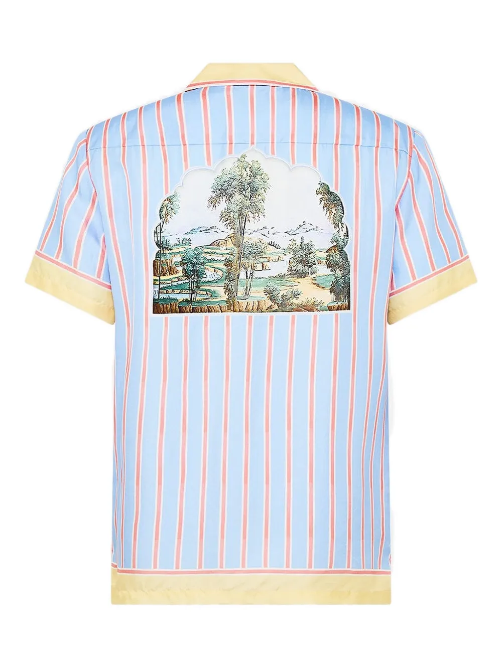 Camilla Botanical Ballads gestreept overhemd Blauw