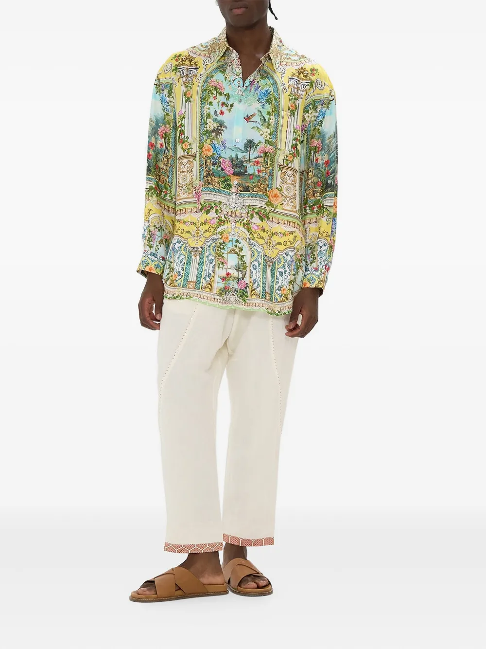 Camilla Tales Of Topkapi Palace long-sleeve shirt - Geel