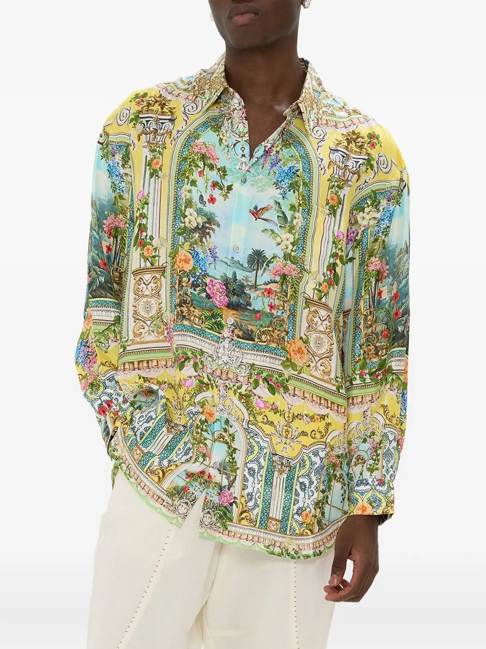Camilla Tales Of Topkapi Palace overhemd met lange mouwen Geel
