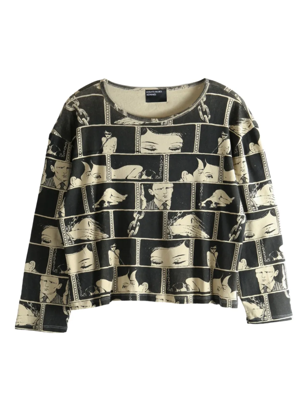 Enfants Riches Déprimés Diary graphic-print T-shirt | Black | Image 1