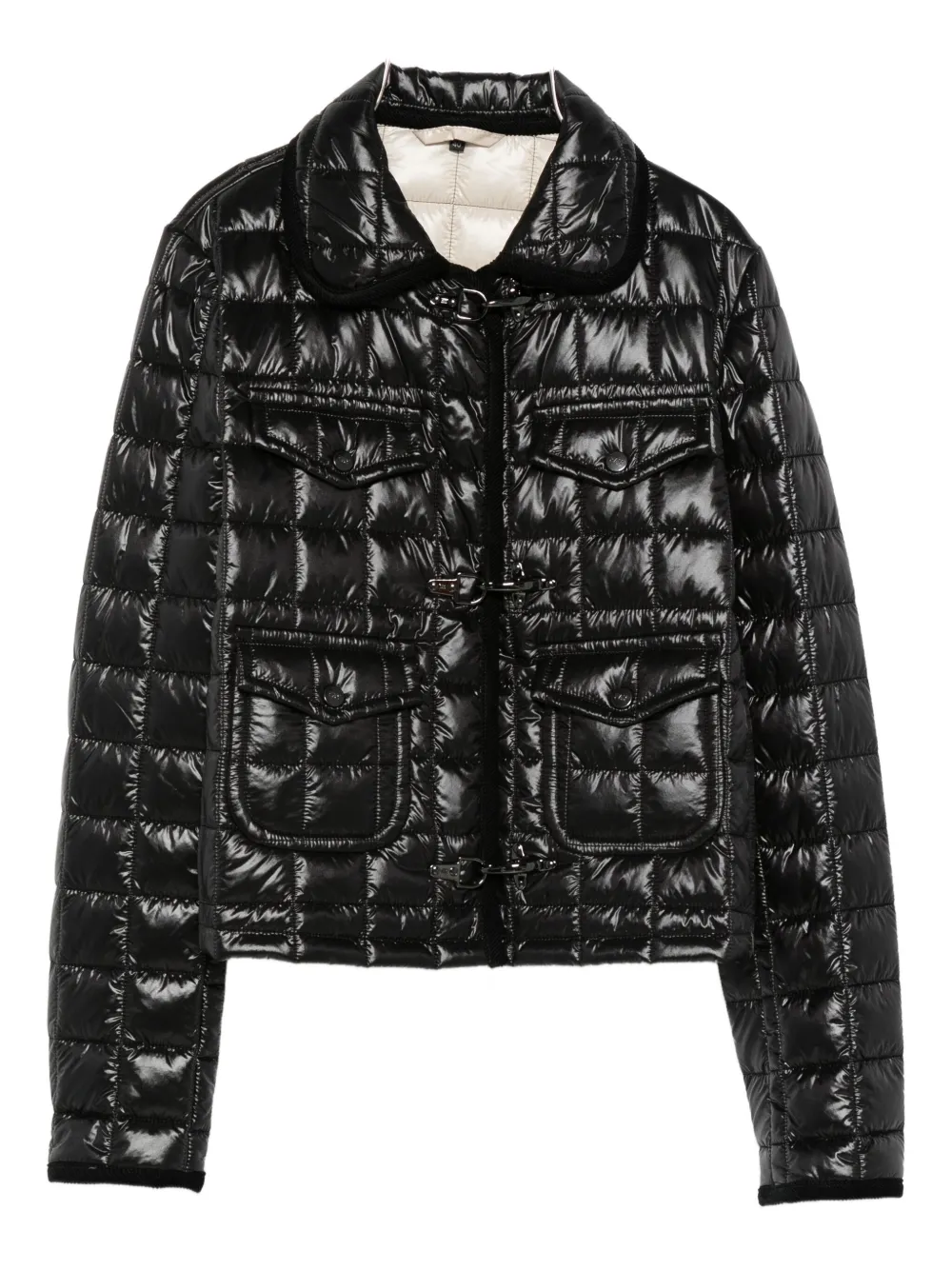Fay Women 3 Ganci Short Padded Jacket In Black