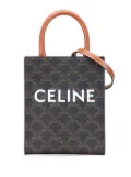 Céline Pre-Owned 2021 Mini Triomphe Coated Canvas Vertical Cabas satchel - Brown