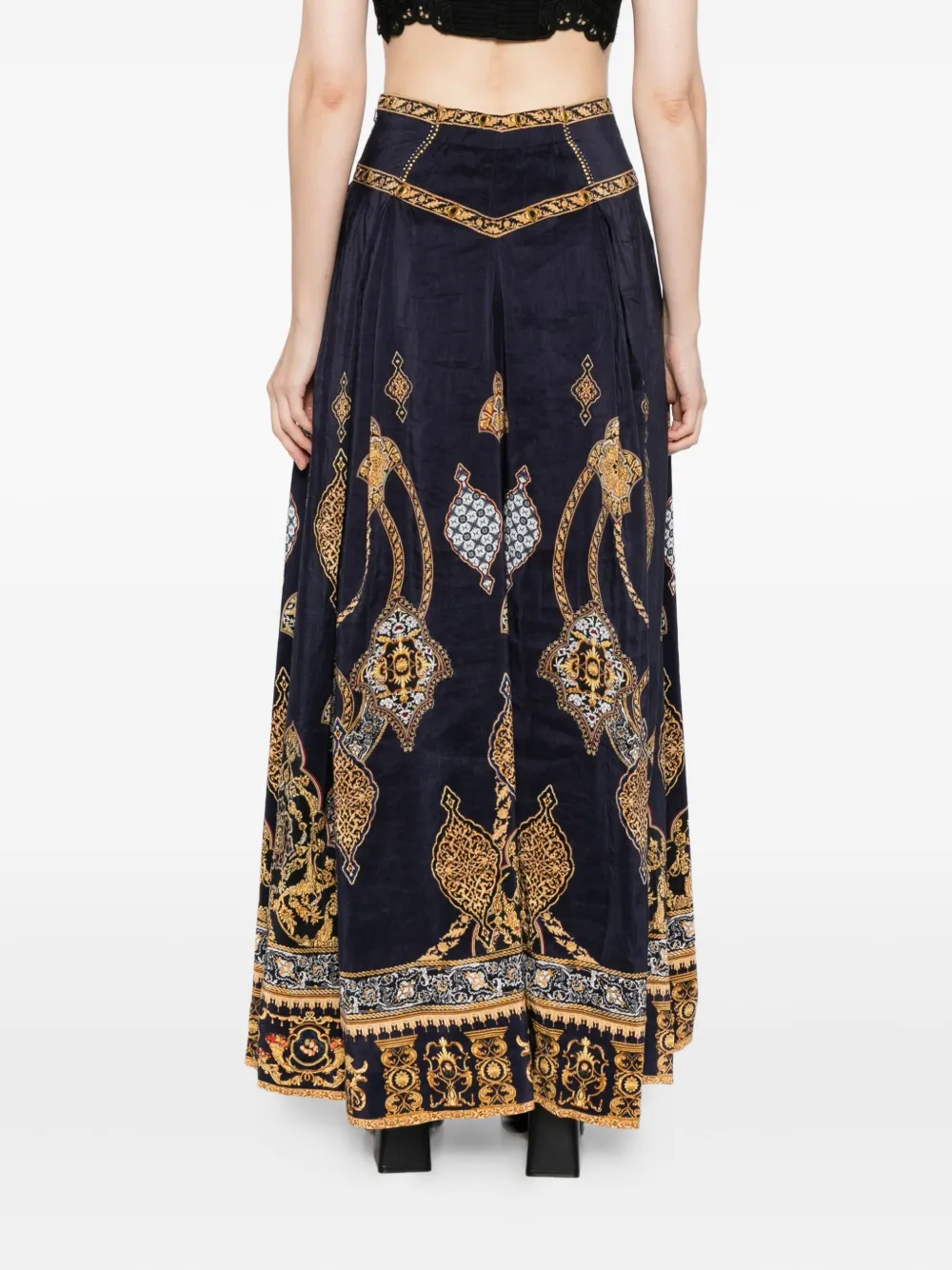 Camilla The Imperial Gate rok met plooien Blauw