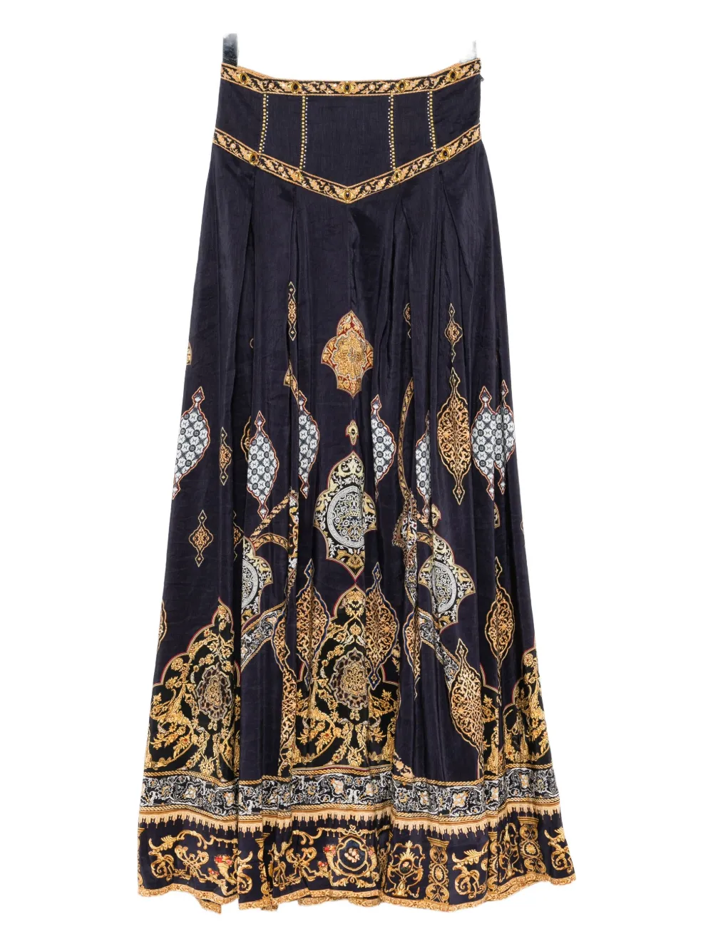 Camilla The Imperial Gate pleated skirt - Blu