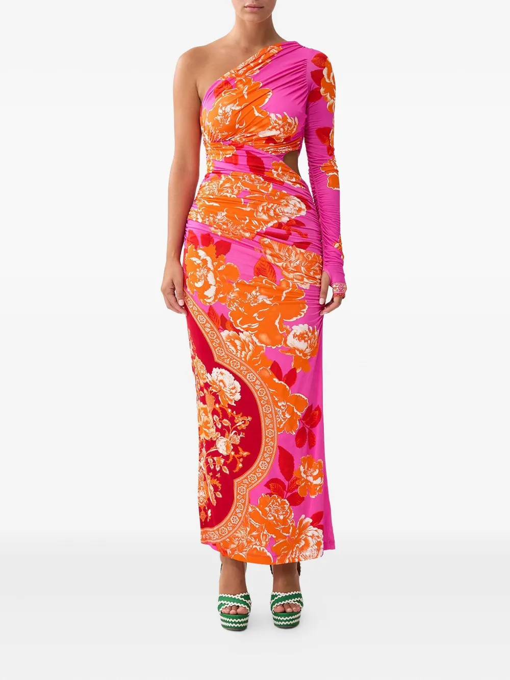 Camilla Tiles Of Türkiye midi dress - Roze