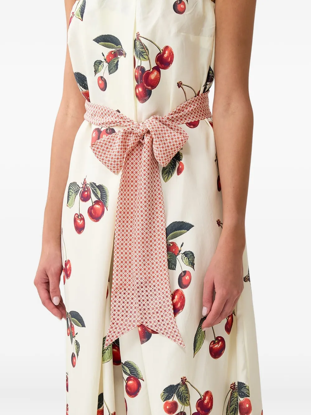 Camilla Jumpsuit met print Beige