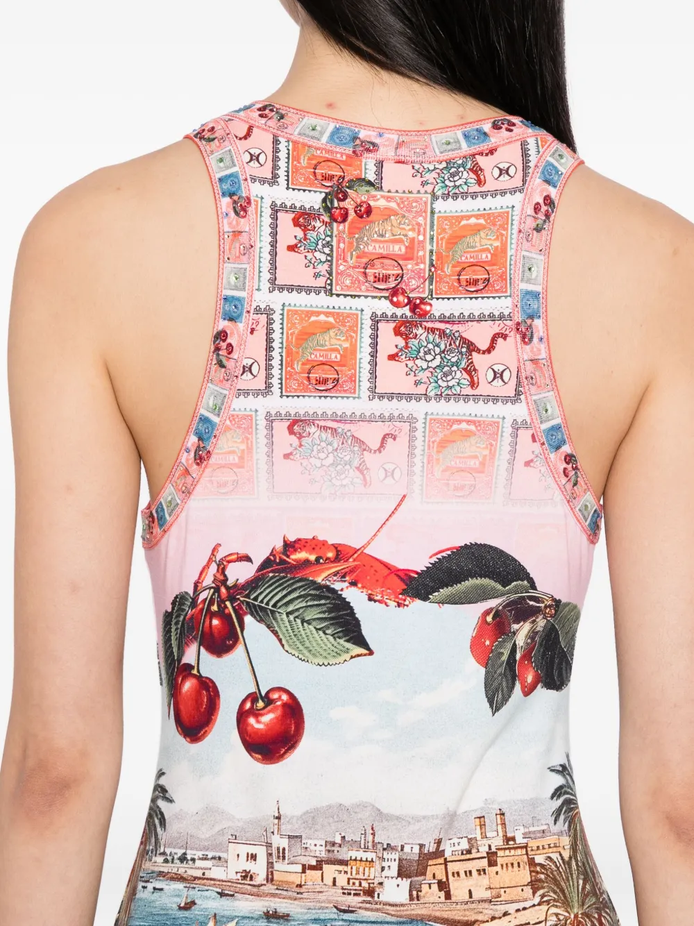 Camilla Notes From The Road jurk Roze