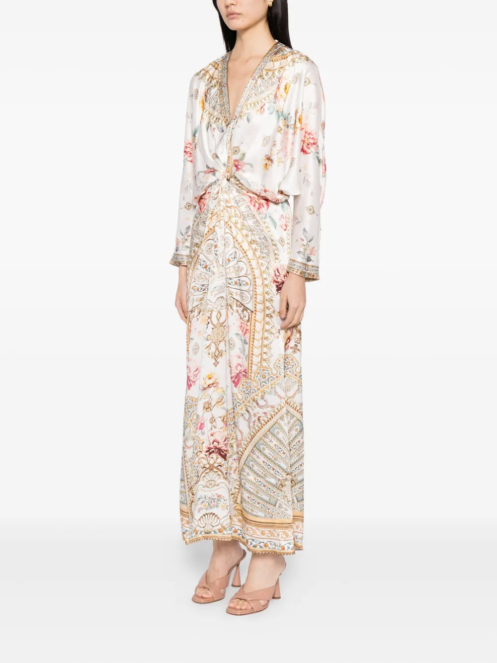 Camilla Ottoman Dynasty jurk Wit