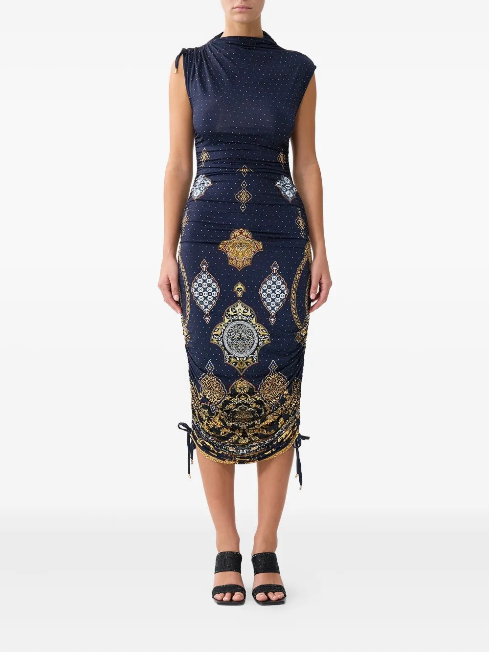 Camilla The Imperial Gate midi dress - Blauw
