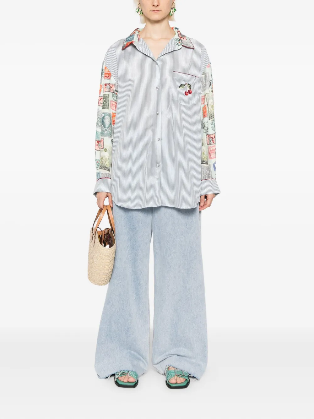 Camilla With Love From Türkiye blouse - Groen